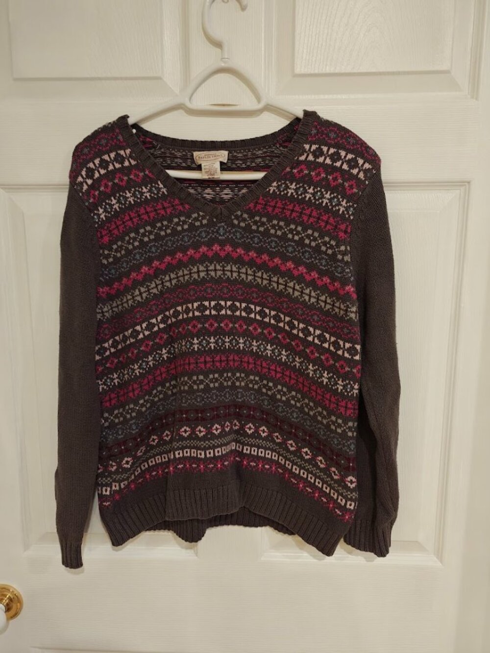 Vintage Northern Reflections Knit Sweater - Size M